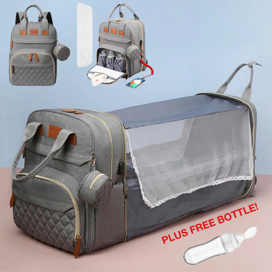 BabyBunk Backpack + FREE Bottle Spoon Feeder